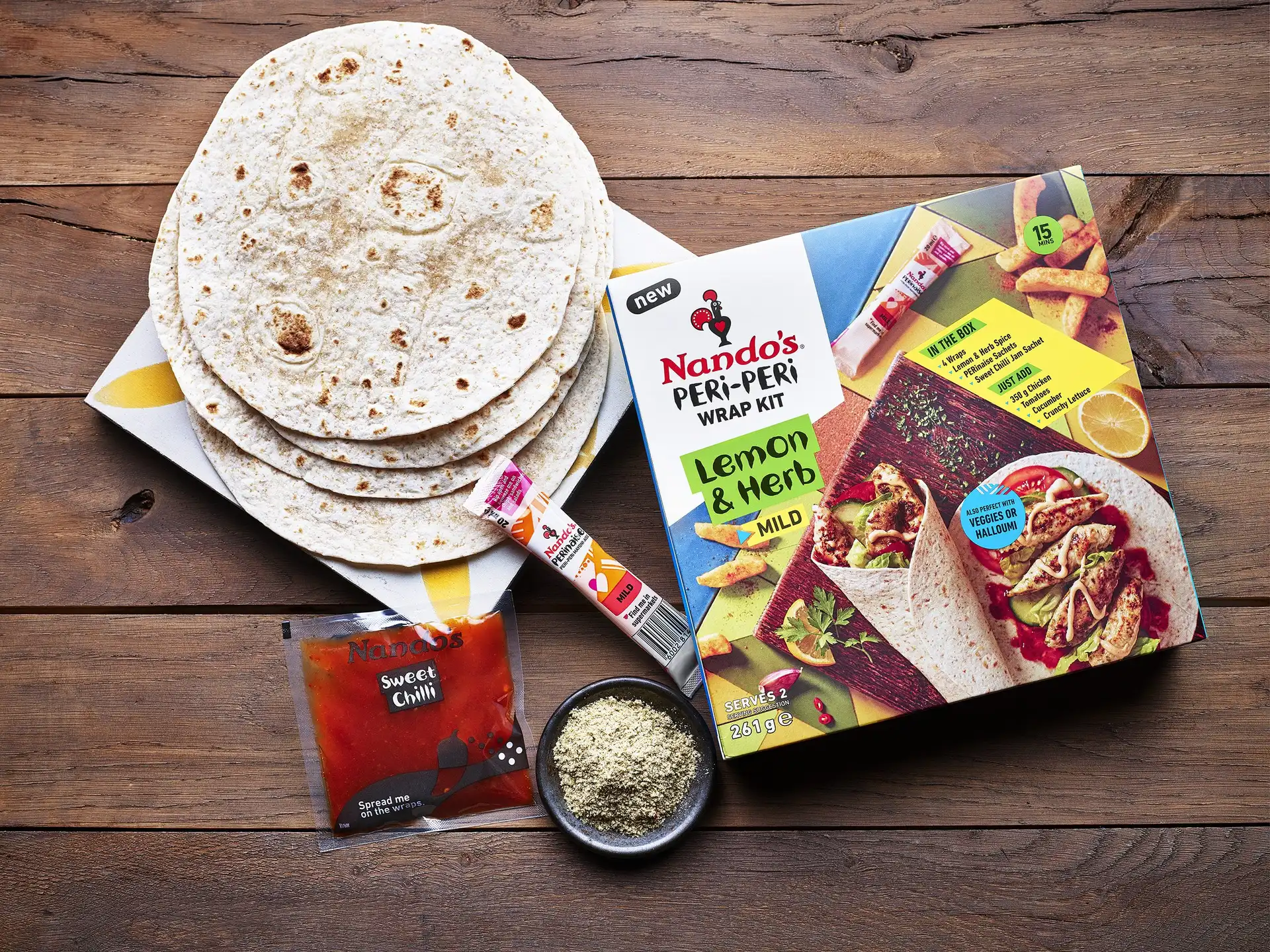 Lemon & Herb Wrap Kit