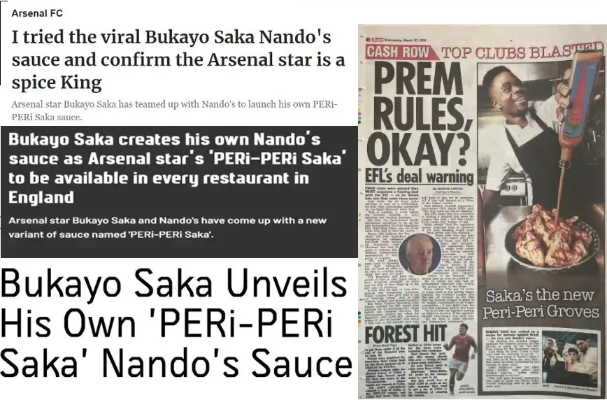 Nando's x Saka Press Clippings 2